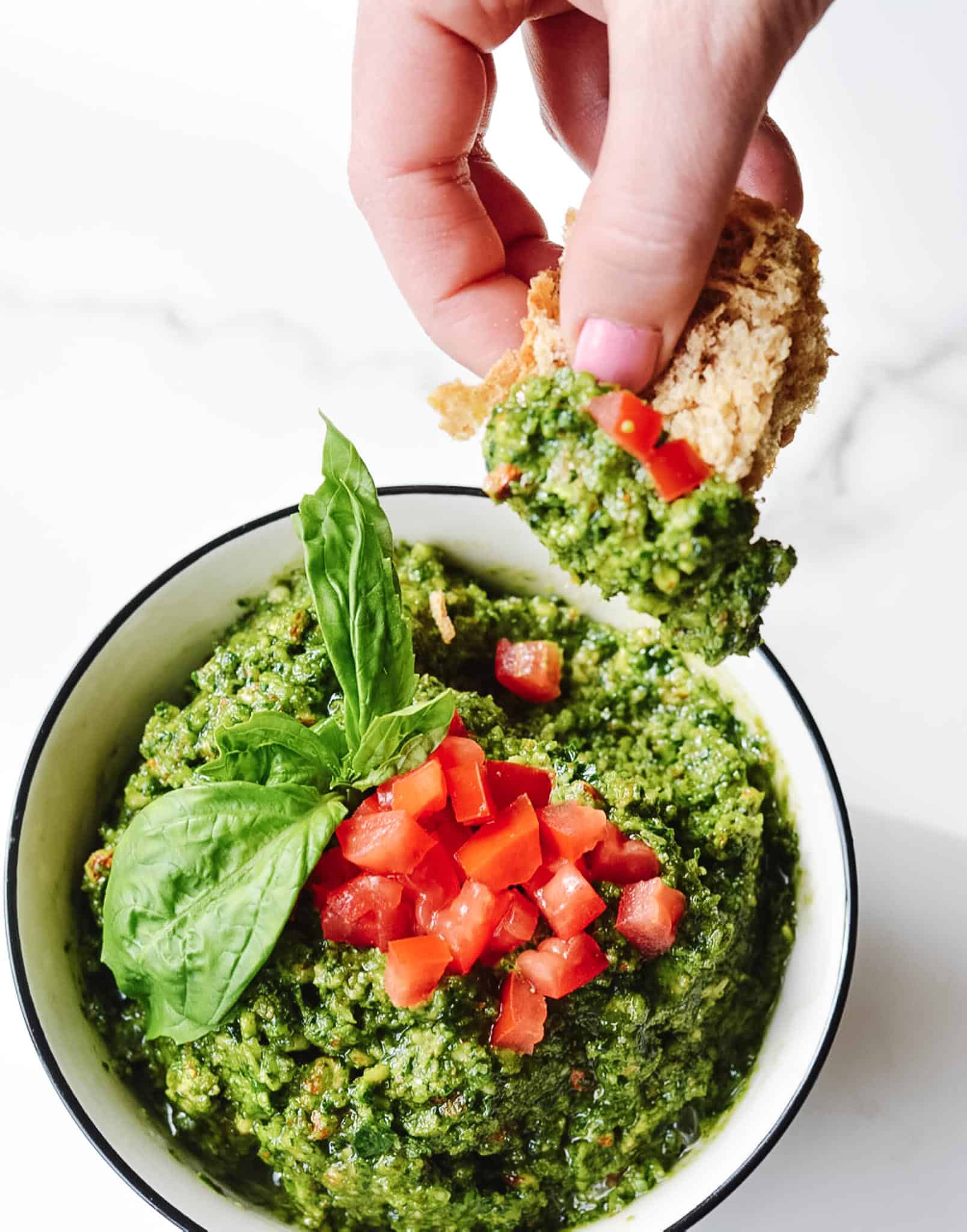 Super Greens Pesto | Kale, Spinach And Basil | The Oven Light