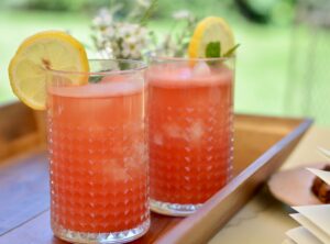 Sparkling watermelon refresher drink to cool you to the core this summer. Deliciously light and perfect for your outdoor summer days.