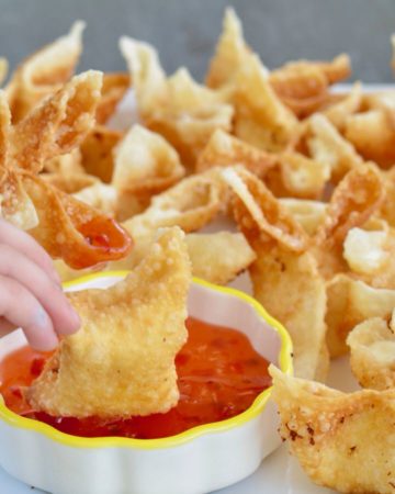 Simple Fried Cream Cheese Wontons | The Oven Light Appetizers