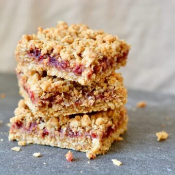 Berry Oat Bars | Healthy One Bowl Recipe