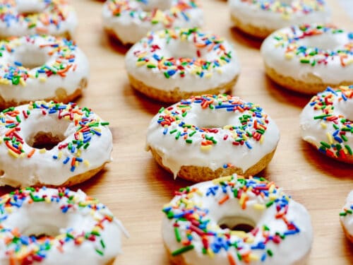 Vegan Vanilla Baked Donuts