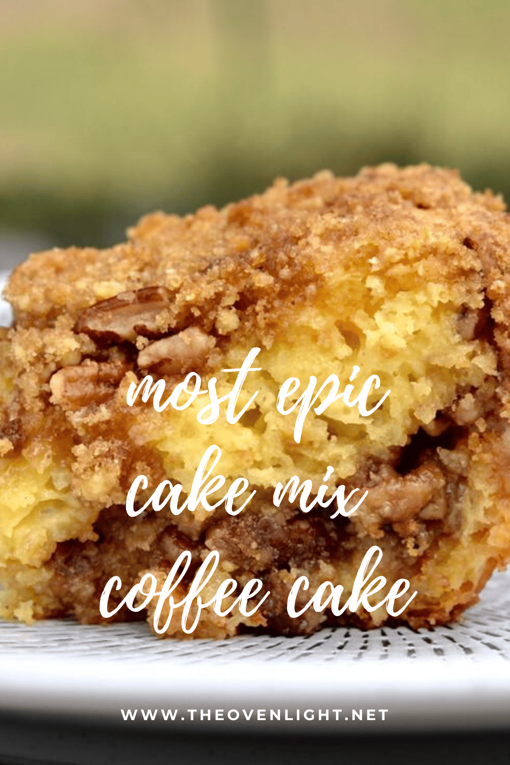 Yellow Cake Mix Coffee Cake | The Oven Light