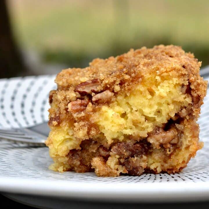 Yellow Cake Mix Coffee Cake | The Oven Light