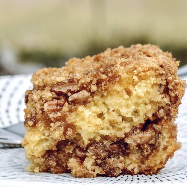 Yellow Cake Mix Coffee Cake | The Oven Light