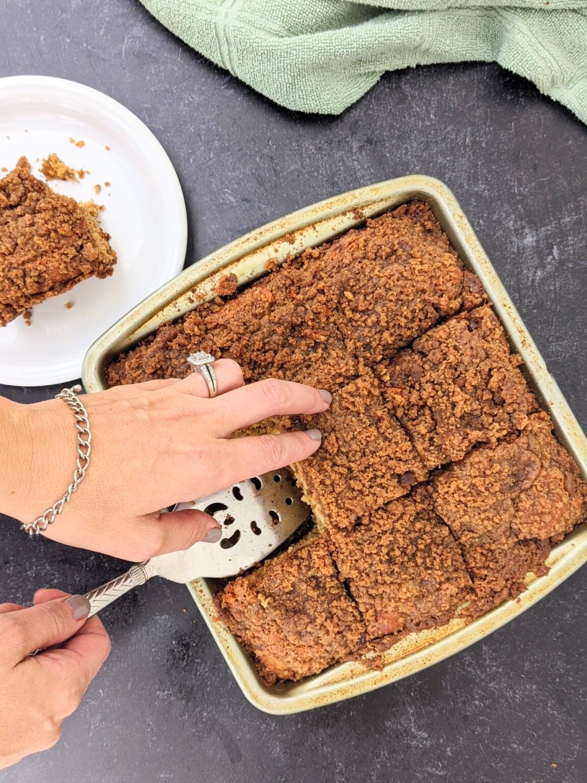 Yellow Cake Mix Coffee Cake | The Oven Light | Breakfast