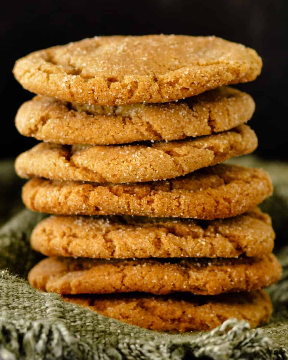 Soft Ginger Molasses Cookies | Gluten Free & Dairy Free