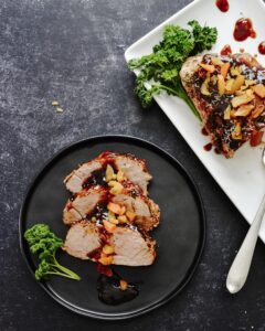 Apricot Balsamic Pork Loin