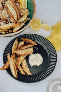 Parmesan Lemon Potato Wedges