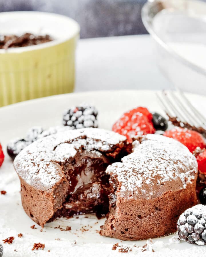 Individual Chocolate Lava Cakes | One Bowl