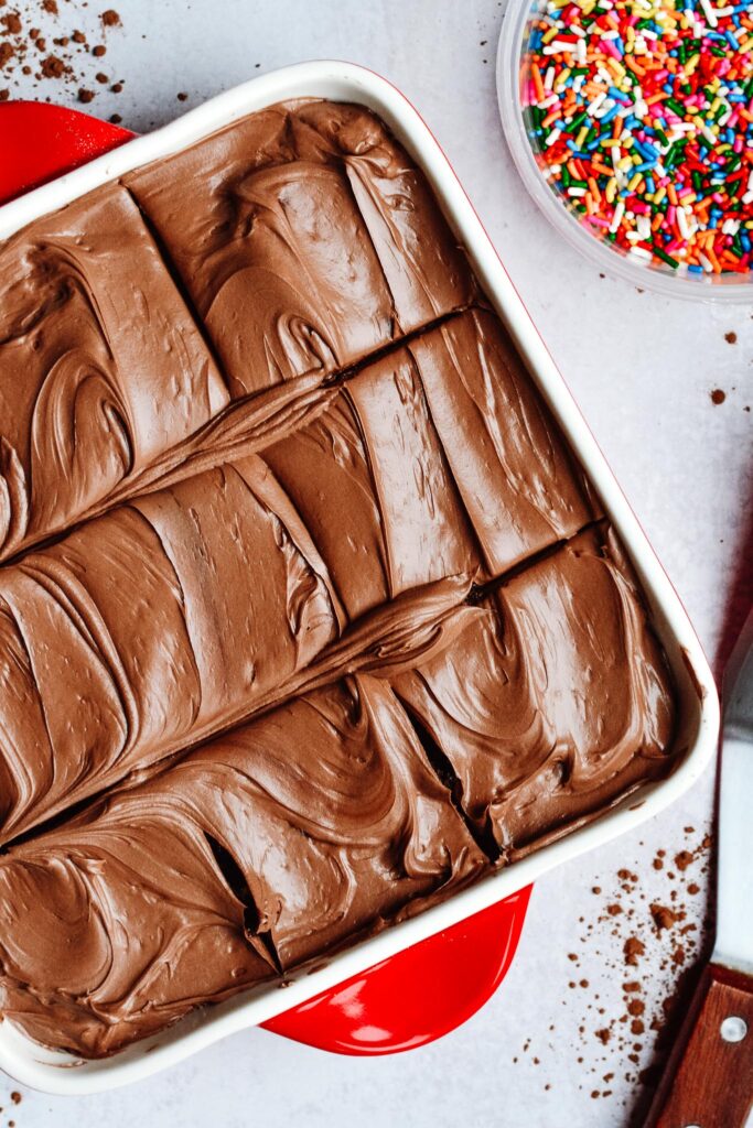 Chocolate Sheet Cake - Completely Delicious