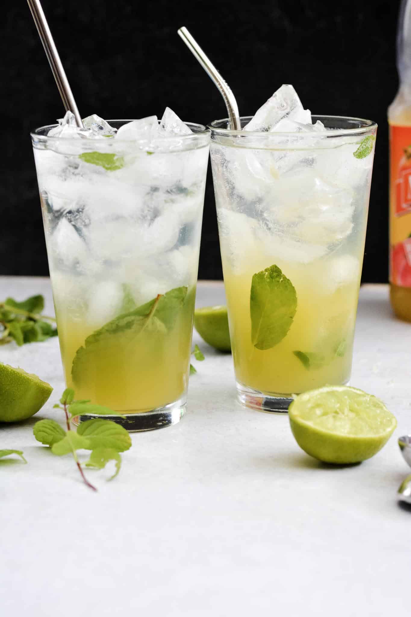 Mango Mojito Mocktail-12 | The Oven Light