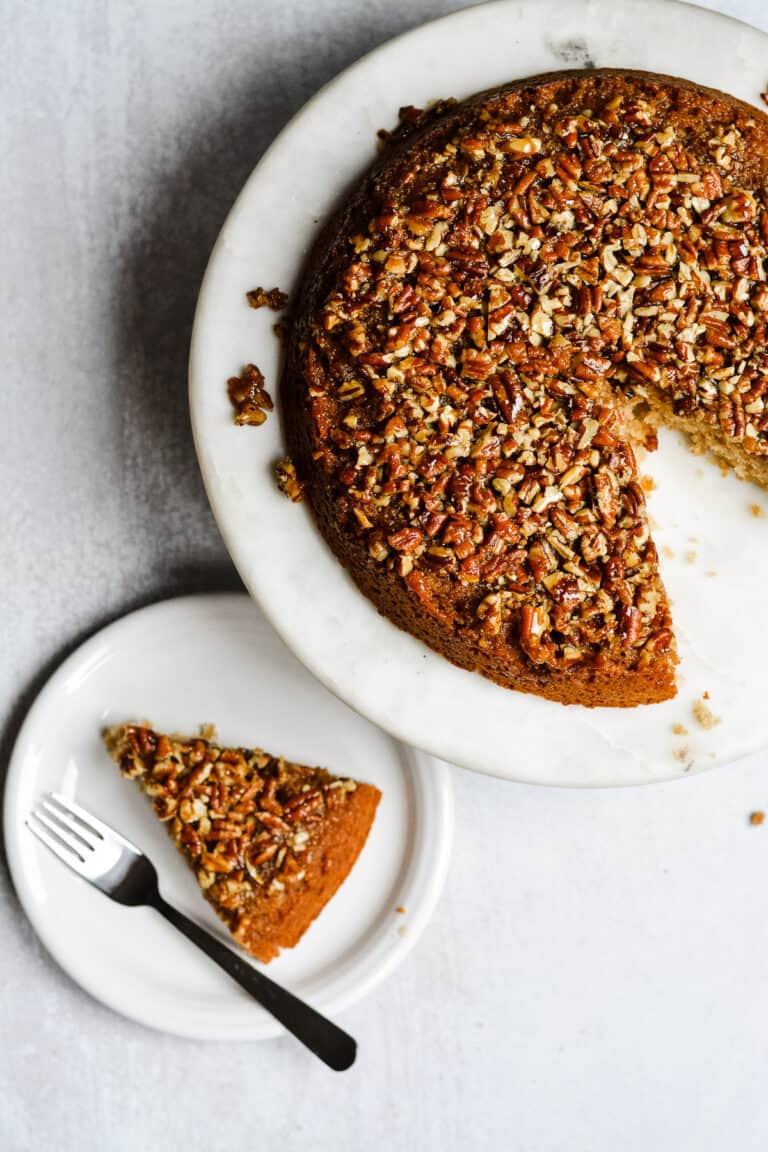 Pecan Upside Down Cake | The Oven Light